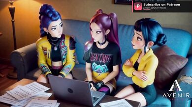 Kpop Demon Hunters Rumi Mira Zoey Threesome Destroyed