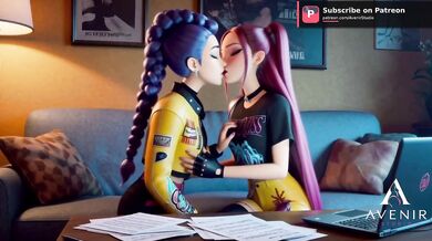 Kpop Demon Hunters Rumi Mira Zoey Threesome Destroyed