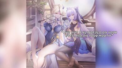 Ningguang punishes you for your lateness destroyed gushing choked soft femdom foot fetish censored