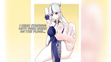 Ningguang punishes you for your lateness destroyed gushing choked soft femdom foot fetish censored