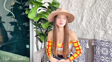 I Cheat on My Girlfriend with a Sexy Blonde Cowgirl in Her Room