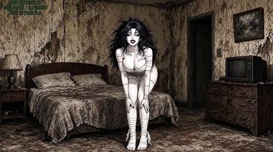 Halloween Animated Horny Girl Destroyed Gushing Choked Big Tits Cosplay Sex
