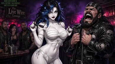 Halloween Animated Horny Girl Destroyed Gushing Choked Big Tits Cosplay Sex