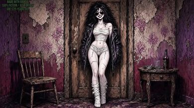 Halloween Animated Horny Girl Destroyed Gushing Choked Big Tits Cosplay Sex
