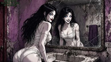 Halloween Animated Horny Girl Destroyed Gushing Choked Big Tits Cosplay Sex