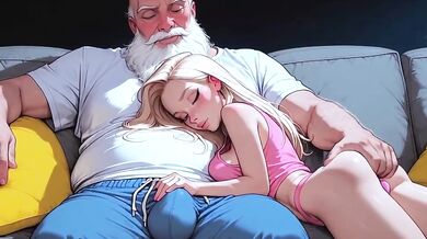 Stepdad Finds AI Cartoon Movie Invites Me Over For Animated Step Fantasy