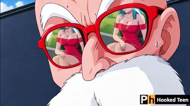 Forbidden Dragon Ball Hentai Master Roshi And Bulma Big Ass Big Tits Gushing Destroyed