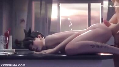 D.Va Widow Maker Tracer HMV PMV Compilation Destroyed Gushing Choked