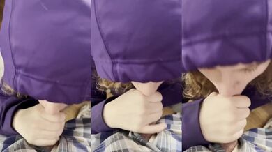 Pebbles Gives Her Misfit Boyfriend A Double Blowjob With Cum In Mouth