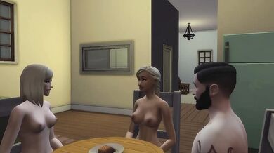 Two Beautiful Blondies Getting Fucked on a Threesome