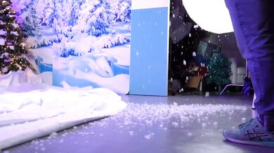 Winter Wonderland Shoot Destroyed Gushing Solo Female Jewelz Blu