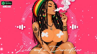 High Weed Chances Destroyed Gushing Choked German Reggae Dancefloor Romance Cartoon HD