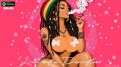 High Weed Chances Destroyed Gushing Choked German Reggae Dancefloor Romance Cartoon HD