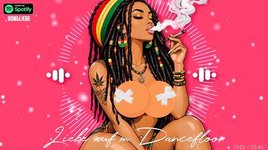 High Weed Chances Destroyed Gushing Choked German Reggae Dancefloor Romance Cartoon HD