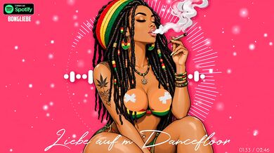 High Weed Chances Destroyed Gushing Choked German Reggae Dancefloor Romance Cartoon HD