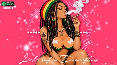 Digga Destroyed Gushing Choked Love on the Dancefloor German Reggae Cartoon HD Porn Music Romantic Deutsch