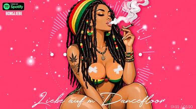 Digga Destroyed Gushing Choked Love on the Dancefloor German Reggae Cartoon HD Porn Music Romantic Deutsch