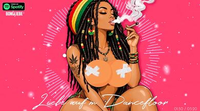 Digga Destroyed Gushing Choked Love on the Dancefloor German Reggae Cartoon HD Porn Music Romantic Deutsch
