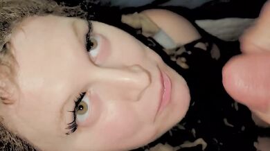 Hot MILF amateur blowjob destroyed my face with big dick cum