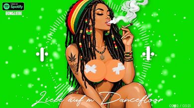 Graz Amateur German Reggae Romance Destroyed On Dancefloor In HD Cartoon
