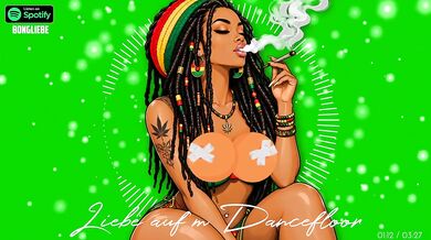 German Reggae Dancefloor Romance With Gushing Cartoon HD Porn