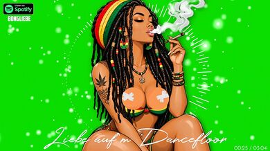 German Reggae Dancefloor Romance Destroyed by Gushing HD Cartoon Erotica