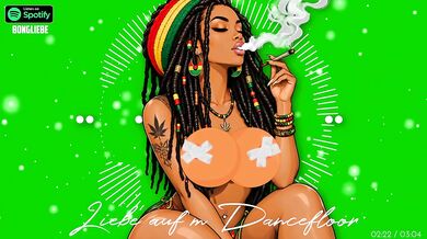 German Reggae Dancefloor Romance Destroyed by Gushing HD Cartoon Erotica