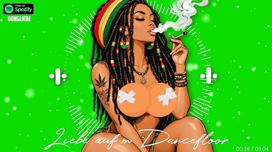 German Reggae Dancefloor Romance Destroyed by Gushing HD Cartoon Erotica