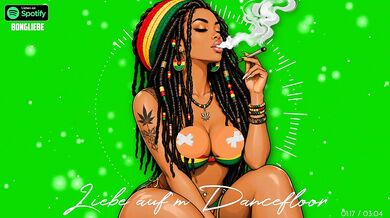 German Reggae Dancefloor Romance Destroyed by Gushing HD Cartoon Erotica