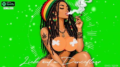 German Reggae Dancefloor Romance Destroyed by Gushing HD Cartoon Erotica