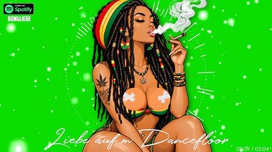 German Reggae Dancefloor Romance Destroyed by Gushing HD Cartoon Erotica