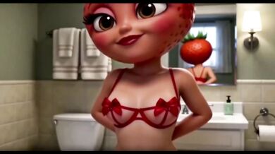 Strawberrina and Mrs Strawberry Destroyed by First Time Naked Sex
