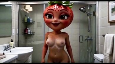 Strawberrina and Mrs Strawberry Destroyed by First Time Naked Sex