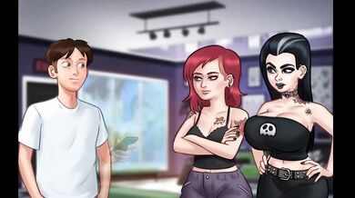 Summertime Saga Tattoo Shop Destroyed Gushing Cartoons Big Tits Creampie Gaming Milf
