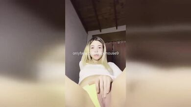 18yo Blonde Virgin First Squirt Orgasm Destroyed Sheets Gushing Wet Amateur POV HD