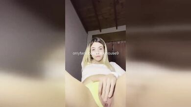 18yo Blonde Virgin First Squirt Orgasm Destroyed Sheets Gushing Wet Amateur POV HD