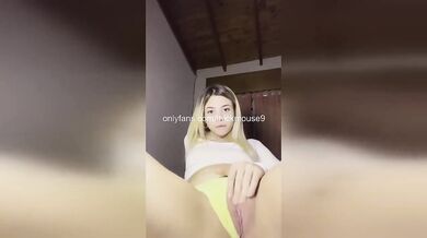 18yo Blonde Virgin First Squirt Orgasm Destroyed Sheets Gushing Wet Amateur POV HD
