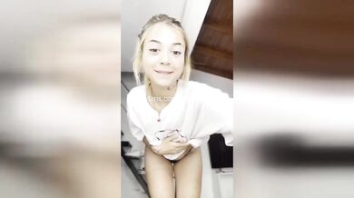 Tiny 18yo Virgin Stretched Open POV Creampie She Said Harder