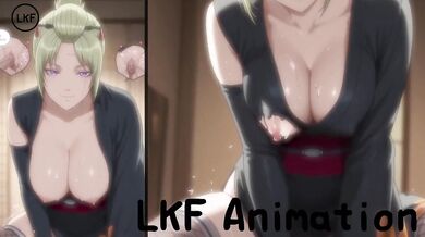 Tsukuyo Destroyed By Rough Blowjob Cumshot In Gintama Comic