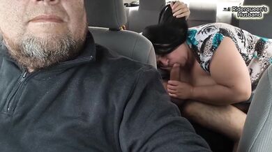 Cuckold Husband Watches MILF PAWG Uber Passenger Get Her Huge Ass Destroyed