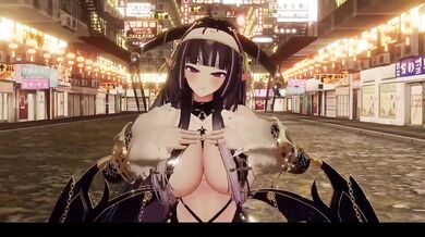 Hentai Elf Vtuber Strip Dance MMD Destroyed Gushing Choked Shutdown