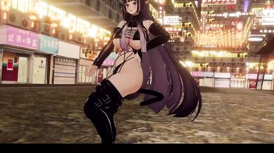 Hentai Elf Vtuber Strip Dance MMD Destroyed Gushing Choked Shutdown