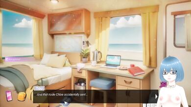 Verified Amateurs Play Video Game Hentai Visual Novel And Destroyed Beach Stories Vtuber Gushing Choked