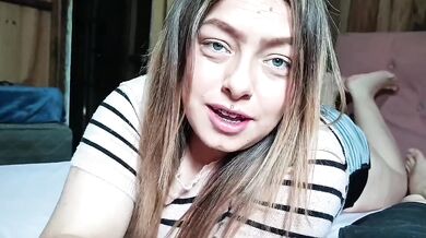 Morning Cock In Mouth Doggystyle POV Nerd Boy Blonde Blowjob