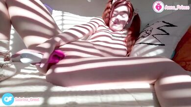 Cute petite redhead teen tease gets destroyed gushing hot cock