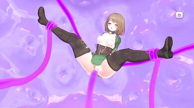 Dungeon Slave Destroyed Rough Sex with Big Dick in Animated Game