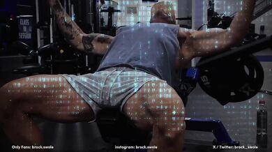 Train Triceps with Brock Swole Destroyed Gushing Choked