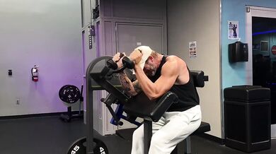 Train Triceps with Brock Swole Destroyed Gushing Choked