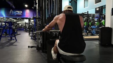 Full Back Day with Brock Swole Destroyed Gushing Choked