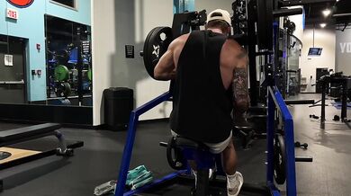 Full Back Day with Brock Swole Destroyed Gushing Choked